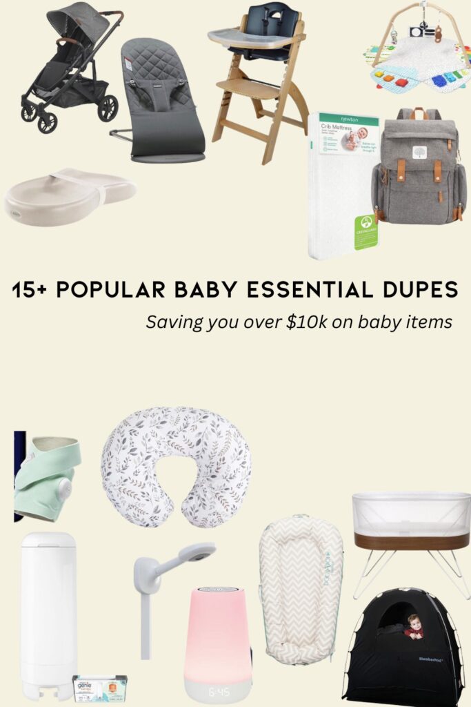 Baby checklist popular item dupes
