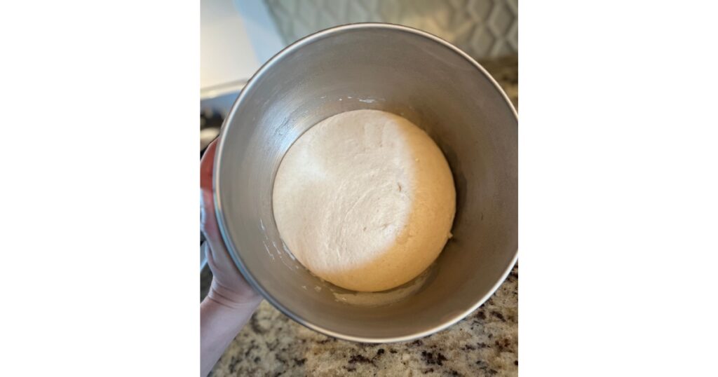 dough doubled in size