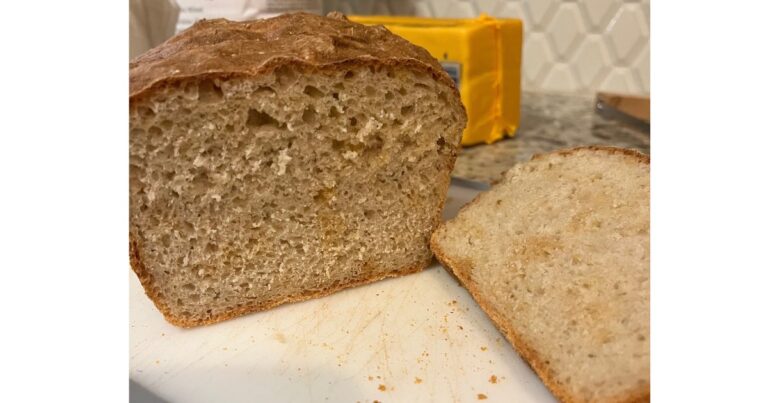 sliced sourdough english muffin toasting bread