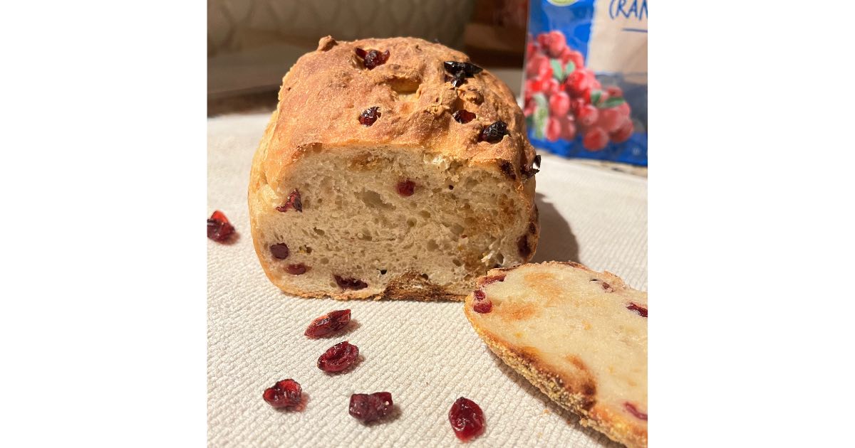 cranberry english muffin bread